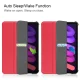 Apple iPad mini (2024) (A2995) Trifold Protective Cover Case, Red | Planšetes Vāciņš Maciņš Apvalks Grāmatiņa