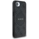 Guess 4G Circle Classic Logo MagSafe Case for iPhone 16e - Black