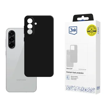 3mk silikona telefona vāciņš maciņs Samsung Galaxy A56 5G - Melns | Silicone Phone Case Cover Black