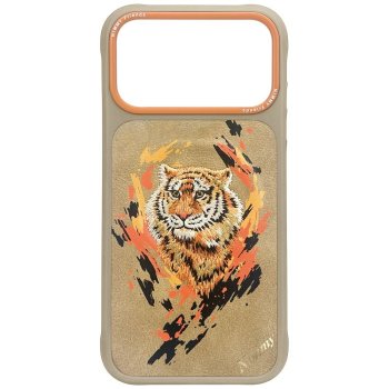Nimmy Tiger MagSafe vāciņš Apple iPhone 17 Pro Max gaiši brūns