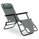 Multigarden Garden Lounger with Headrest, Foldable, Grey