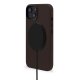 Decoded Leather Backcover for iPhone 14 Plus, Chocolate Brown