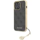 Чехол Guess для iPhone 14 Pro 4G Charm, серый