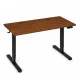 ModernHome elektriski regulējams galds 140x60 cm, 72-118 cm, tumšs ozols