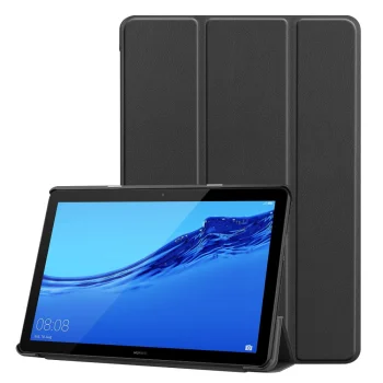 Huawei MediaPad T5 10.1" Leather Case with stand, Black - чехол книжка