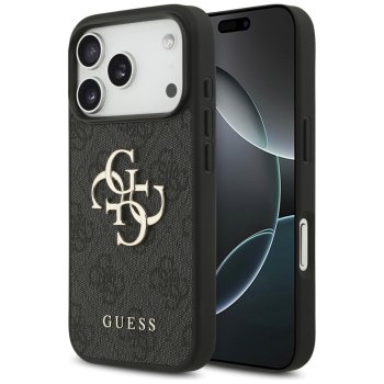 Guess 4G Big Logo Phone Case Cover iPhone 17 Pro - Black