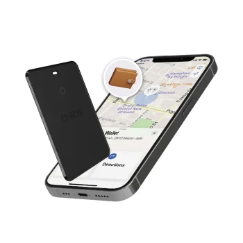 SBS Track My Card universāls karšu meklētājs iOS un Android, melns