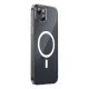 Baseus Magnetic Crystal Clear vāciņš iPhone 13 ar aizsargstiklu, caurspīdīgs