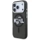 Karl Lagerfeld IML Glitter MagSafe vāciņš Apple iPhone 17 Pro Melns