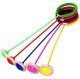 LED Ankle Skip Ball Fitness Game with Flashing Wheel for Kids, Green