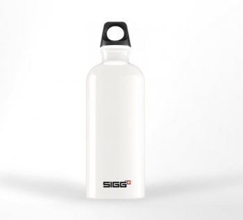 Sigg Traveller White Ūdens Pudele Treniņiem Sportam Tūrismam, 0.6L | Water Bottle