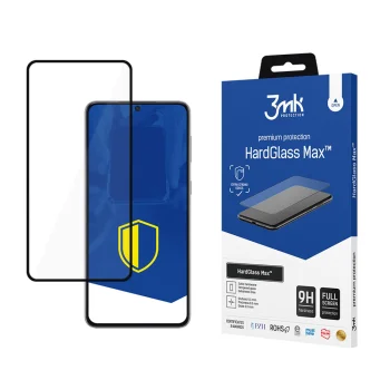 Закаленное стекло 3mk HardGlass Max для Samsung Galaxy S21+ 5G, черное