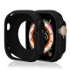 Силиконовый чехол для Apple Watch 42 mm (Series 1/2/3), черный