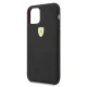 Силиконовый чехол Ferrari Silicone для iPhone 11 Pro Max, черный