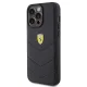 Чехол Ferrari Quilted Metal Logo для iPhone 15 Pro Max, черный