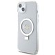 Прозрачный чехол Guess Ring Stand Script Glitter MagSafe для iPhone 15 Plus / 14 Plus