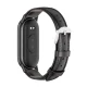 Tech-Protect Leatherfit Strap for Xiaomi Smart Band 8 / 8 NFC, Black