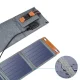 Choetech Pārnēsājams Saules Panelis Lādētājs Uzlādes Ierīce Ceļošanai 14W USB 5V / 2.4A, Pelēka | Foldable...