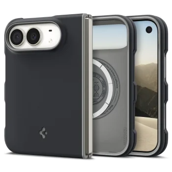 Spigen Nano Pop MagSafe vāciņš iPhone Duo, melns un pelēks