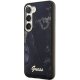 Guess Samsung Galaxy S23+ S916 aizsargvāciņš Golden Marble Collection Melns