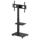 Мобильная стойка для ТВ Ergo Office ER-304 B, 37-75\", 50 кг, VESA 600x400, Черная