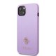 Apple iPhone 13 mini 5.4\'\' Guess Saffiano 4G Small Metal Logo Case Cover (GUHCP13SPS4MU), Purple