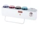 Toothbrush Organizer with UV Sterilizer and Toothpaste Dispenser