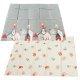NICEKIDS Double-sided Foldable XPE Foam Play Mat Pad Rug for Kids, 200x150cm, Birds