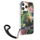 Apple iPhone 13 Pro Max 6.7\'\' Guess Flower Strap Case Cover (GUHCP13XHFLSB), Blue | Чехол Кейс Бампер...