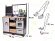 Детская MDF деревянная кухня, кухонный гарнитур с аксессуарами LOFT,...