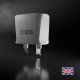 Дорожный адаптер SBS UK (Тип G), белый