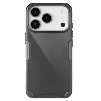 Nillkin iPhone 17 Pro vāciņš Nature TPU Pro, caurspīdīgs melns