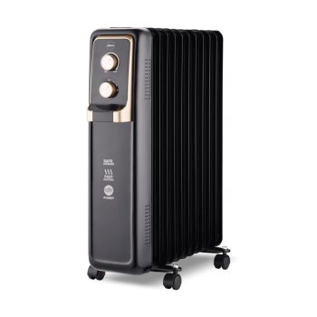 Масляный обогреватель ELDOM HO110C ribby 2500 Вт с термостатом, черный