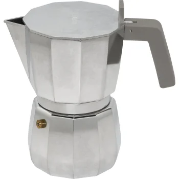 Гейзерная кофеварка Alessi Moka Espresso DC06/6, 300 мл, Серебристая
