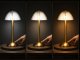 Wireless LED Table Lamp with USB-C and 3 Light Modes, Gold/White