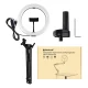 Puluz Desktop arm stand with 26cm LED Vlogging Ring PKT3090B