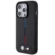 BMW Quilted Tricolor MagSafe Case for iPhone 15 Pro Max Black