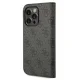Чехол-книжка Guess для iPhone 14 Pro 4G Vintage Gold Logo, черный
