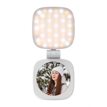 NEEWER NL48B Magnetic Selfie Light for Smartphone with Mirror