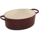 Овальная кастрюля-жаровня Le Creuset Signature 31 см, garnet