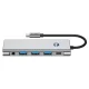 USB-C концентратор 9в1 Tech-Protect HB04 HDMI 4K 60Hz PD 100W, серый