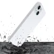 Чехол 3mk Hardy Silicone MagCase для iPhone 15, бело-серебристый