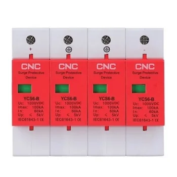 УЗИП постоянного тока DC SPD, 4P, класс B, 1000V DC, 60-100 кА