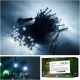 Светодиодная гирлянда 10м 100 LED, холодный белый, 8 режимов