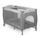 Ricokids RK-242 Ceļojumu gultiņa ar matraci un somu, 125x65x78 cm, Pelēka