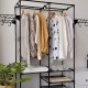 Liels drēbju pakaramais / vaļējs skapis ar plauktiem Ruhhy 22671 | Clothes Hanger Open Wardrobe with Storage Shelves