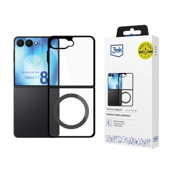 Чехол 3mk Satin Armor Case+ Flip для Samsung Galaxy Z Flip 8, прозрачный