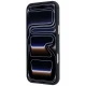 Guess Perforated 4G Gold Logo MagSafe vāciņš iPhone 17 Pro / 18 Pro, melns