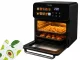 Karstā gaisa friteris 16L, 2400W, 10 režīmi, melns