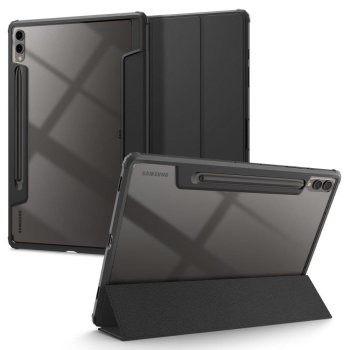 Samsung Galaxy Tab S9+ Plus (SM-X810, SM-X816B) Spigen Ultra Hybrid "Pro" Book Case Cover, Black | Чехол...